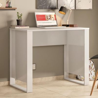Escrivaninha 90cm Office Morada - Branco