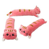 Almofada de Pelúcia Gato Rosa Mostrando a Língua 60cm