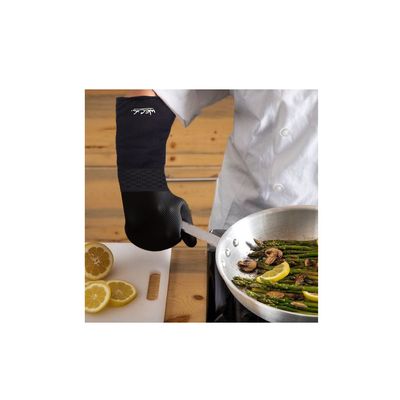 Espatula Colher Silicone e Luva Profissional Cabo Longo 3un