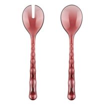 TALHERES DE SALADA GUZZINI EM ACRÍLICO VANITY TERRA 27,5CM MAUVE 129600TE280