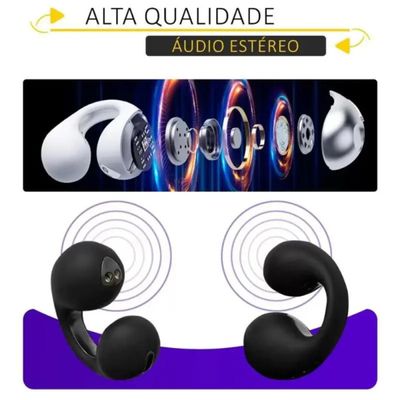 Fone Sem Fio Ultraleve: Conexão Instantânea e Som Cristalino