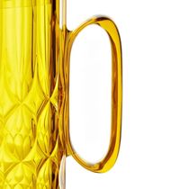 JARRA GUZZINI COM TAMPA EM ACRÍLICO VANITY TERRA 1,7L SAFFRON YELLOW 131200TE281