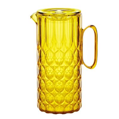 JARRA GUZZINI COM TAMPA EM ACRÍLICO VANITY TERRA 1,7L SAFFRON YELLOW 131200TE281