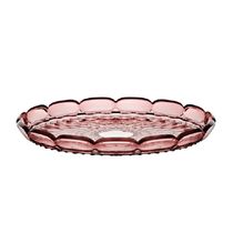 BANDEJA DE SERVIR GUZZINI LARGE EM ACRÍLICO 36CM VANITY TERRA MAUVE 128600LTE280