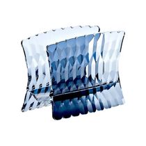 PORTA GUARDANAPO GUZZINI VERTICAL EM ACRÍLICO VANITY ACQUA 15CM DENIM BLUE 134400AC283