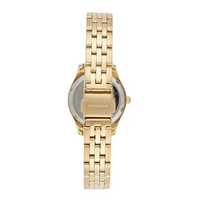 Relogio Mondaine Feminino Ref: 32965lpmkde1 Dourado + Semijoia