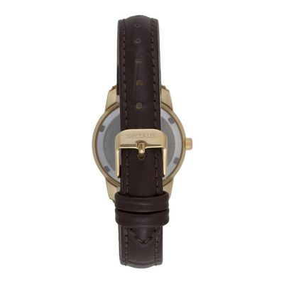 Relógio Seculus Feminino Ref: 21001lpsvdc2 Dourado Estojo Porta Joia