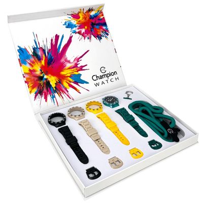 Relógio Champion Watch Ref: Cp31001s Troca Pulseiras