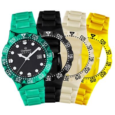 Relógio Champion Watch Ref: Cp31001s Troca Pulseiras