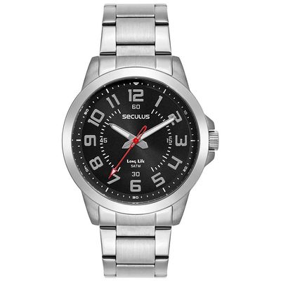 Relógio Seculus Masculino Ref: 44296g0svna1 Casual Prateado