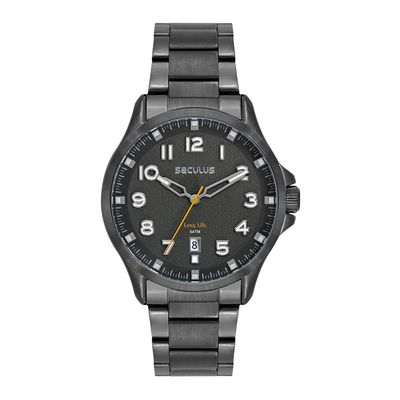 Relógio Seculus Masculino Ref: 77312gpsvpa4 Casual Black