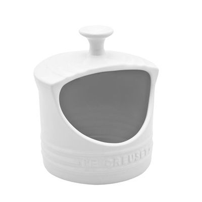 KIT LE CREUSET AÇUCAREIRO E PORTA SAL EM CERÃMICA BRANCO
