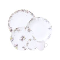 Aparelho de Jantar Tramontina Fogli em Porcelana Decorada 20 Peças
