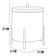 Kit Lixeira Tampa 6L Kalli e Porta Toalha Isla Para Pia Bancada Lavabo Aço D01 Preto - Lyam Decor
