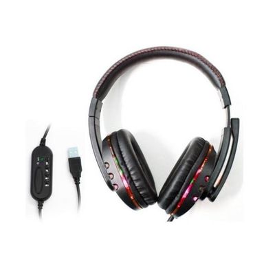 Fone De Ouvido Headset Gamer USB para Pc Ps4 Ps3 Notebook
