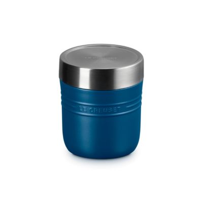 POTE LE CREUSET TÉRMICO ON THE GO EM AÇO INOXIDÁVEL 500ML AZUL DEEP TEAL 41068126420001