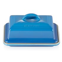 MANTEIGUEIRA LE CREUSET ESTILO EUROPEU 17,5CM EM CERÂMICA AZUL MARSEILLE 70837172000000