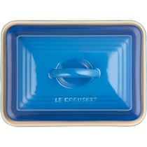 MANTEIGUEIRA LE CREUSET ESTILO EUROPEU 17,5CM EM CERÂMICA AZUL MARSEILLE 70837172000000