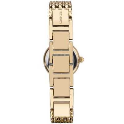 Relógio Technos Feminino Ref: 2035nbl/1d Bracelete Dourado