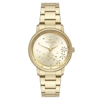 Relógio Technos Feminino Ref: 2035ndu/1x Fashion Dourado