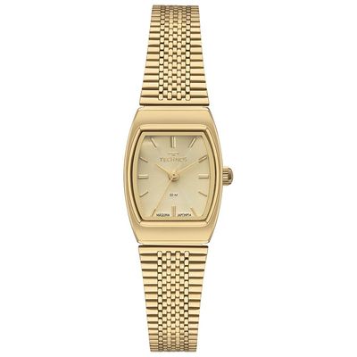 Relógio Technos Feminino Ref: 2035ndl/1x Retangular Dourado