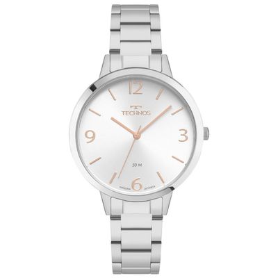 Relógio Technos Feminino Ref: 2035nbd/1k Elegance Prateado