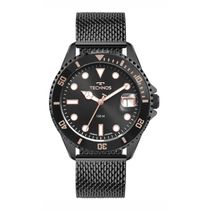 Relógio Technos Masculino Ref: 2415ed/1p Acqua Diver Mesh Black