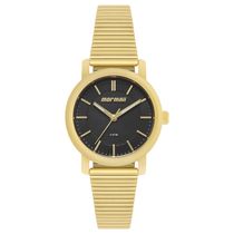 Relógio Mormaii Feminino Ref: Mo2036jy/1p Casual Aço Dourado