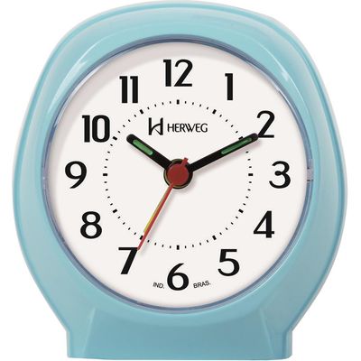 Despertador Quartz Herweg Ref: 2634-007 Azul Claro