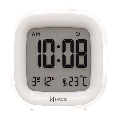 Despertador Digital Herweg Ref: 2995-021 Branco