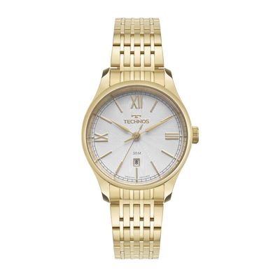 Relógio Technos Masculino Ref: 2115twz/1k Classic Dourado