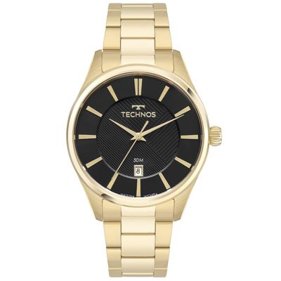 Relógio Technos Masculino Ref: 2115txs/1p Classic Dourado