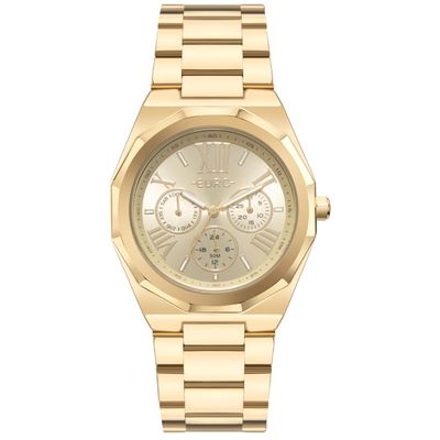 Relógio Euro Feminino Ref: Eu6p29ajb/4d Multifunção Dourado
