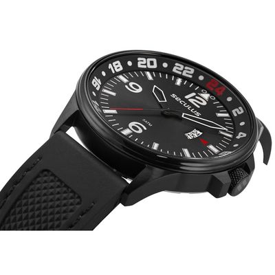 Relógio Seculus Masculino Ref: 44279gpsvpu3 Esportivo Black