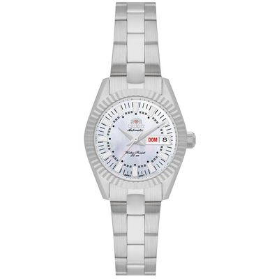 Relógio Orient Feminino Ref: Nh6ss005 B1sx Prateado Automático