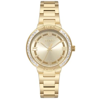 Relógio Euro Feminino Ref: Eu2035yyk/4d Brilho Dourado