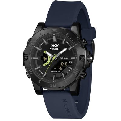 Relógio X-Watch Masculino Ref: Xmnsa008 P1dx Anadigi Black