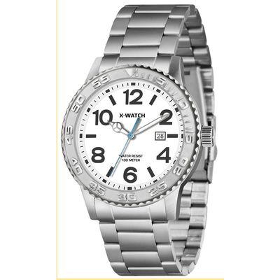 Relógio X-Watch Masculino Ref: Xmss1061 B2sx Casual Prateado
