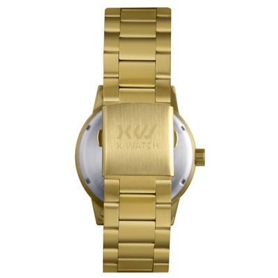 Relógio X-Watch Masculino Ref: Xmgs1045 D2kx Casual Dourado