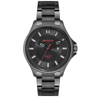 Relógio Seculus Masculino Ref:77199gpsvpa4 Casual Black