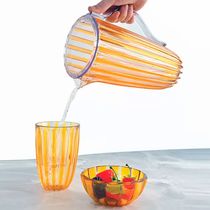 JARRA GUZZINI COM TAMPA EM BIO PLÁSTICO 1,7L DOLCEVITA AMARELO AMBER 123800151