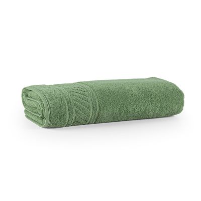 Toalha de Banho Yara 1,50m x 75cm 01 Peça 100% Algodão 530g/m² - Verde Floresta