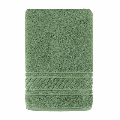 Toalha de Banho Yara 1,50m x 75cm 01 Peça 100% Algodão 530g/m² - Verde Floresta