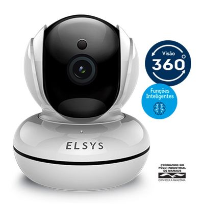 Câmera de Segurança WiFi Rotacional Elsys WR3F