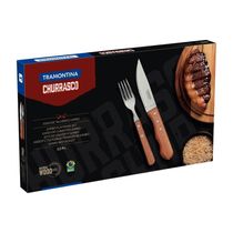Jogo De Talheres Tramontina Churrasco Jumbo 24 Peças