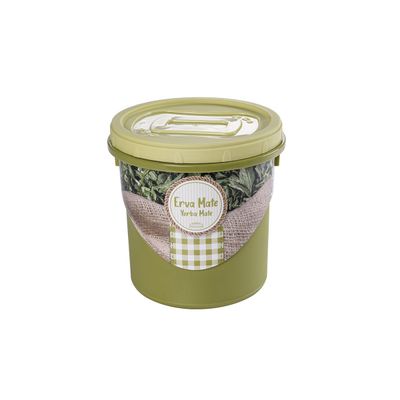 Pote Cafe e Erva Mate Porta Mantimentos 1,8L Plastico 2un