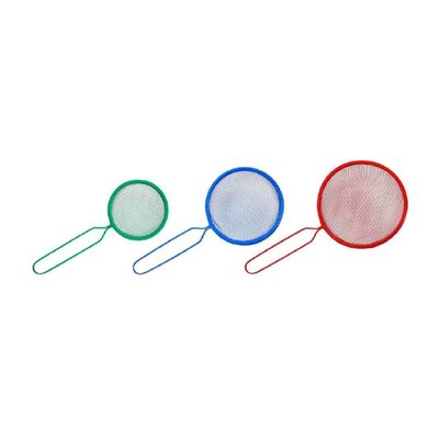 Peneira Aço Colorido Confeitaria Cozinha Bar Jogo 3 Tamanhos