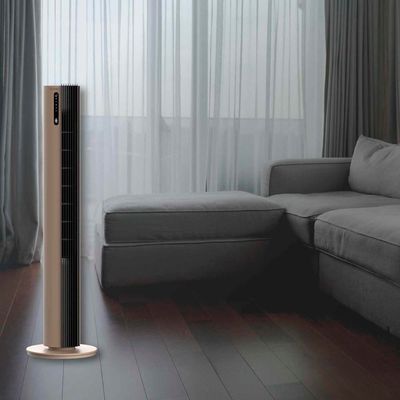 Ventilador de Torre 110cm Spirit Esterilizador com 12 velocidades, Controle Remoto e Timer de até 12 horas, Marrom – Bivolt
