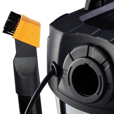Aspirador de Pó e Água Wap GTW 1600W 12L com Função Sopra Folhas – Inox/Preto/Amarelo Amarelo,Inox,Preto / 220