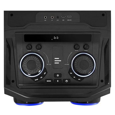 Caixa de Som Torre Multilaser Pulse Double SP156 Bluetooth 2700W RMS Luz LED Bivolt